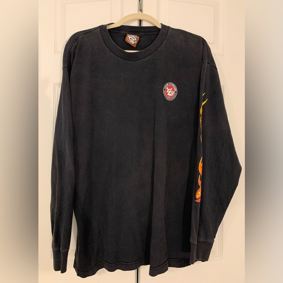 Other - Year of The Dragon Black Graphic Tee with Dragon Logo Long Sleeve Streetwear XL